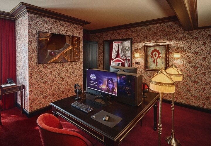 본문 이미지 - 블리자드 협업 테마룸(레스케이프호텔서울명동 제공)