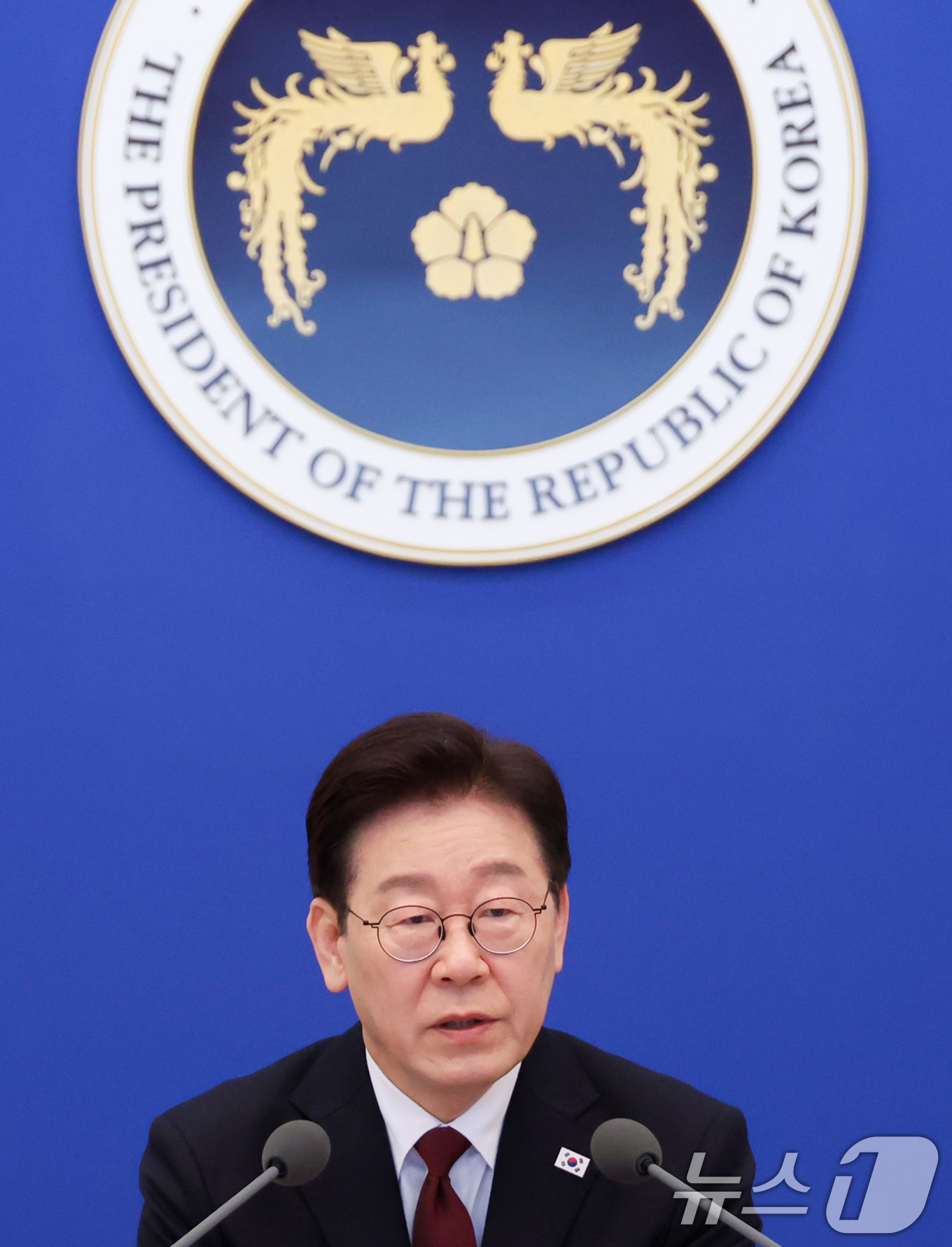 (서울=뉴스1) 이재명 기자 = 이재명 대통령이 26일 청와대에서 열린 제2차 비상경제점검회의에서 발언하고 있다. (청와대통신사진기자단)  2026.3.26/뉴스1