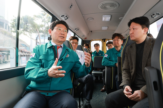 용인시, 자율주행 버스 도입 본격화…5월까지 동백동서 시범운행