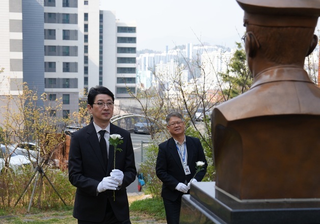 주진우 의원, 천안함 16주기 맞아 故 문규석 원사 모교 방문