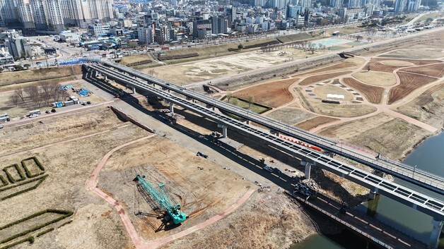 세종~공주 연결 제2금강교 공사 순항…내년 3월 준공 목표