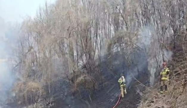 경기 광주 곤지암 야산서 불…인명 피해 없이 진화