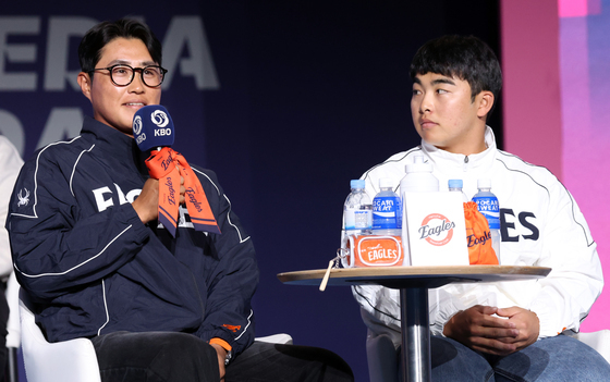 각오를 밝히는 채은성