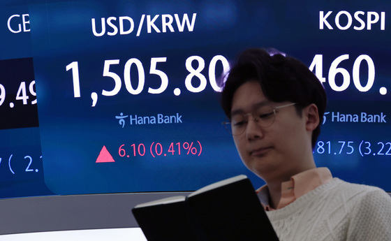 중동 불확실성 지속…원달러환율 1500원대