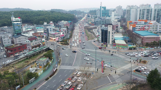 진주시 상습 정체 구간 '개양오거리~새벼리' 도로 확장
