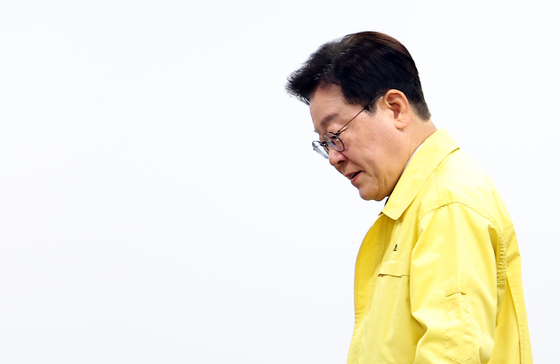 현장간담회 참석하는 이재명 대통령