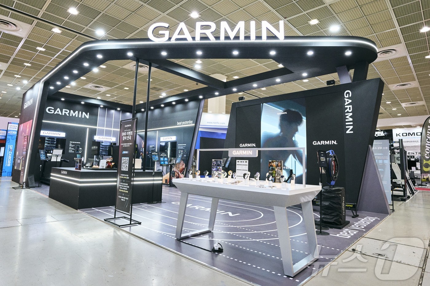 (서울=뉴스1) = 가민은 26일부터 29일까지 서울 강남구 코엑스에서 열리는 2026 서울국제스포츠레저산업전(SPOEX 2026)에 참가해 러닝, 아웃도어, 웰니스 등 다양한 분 …