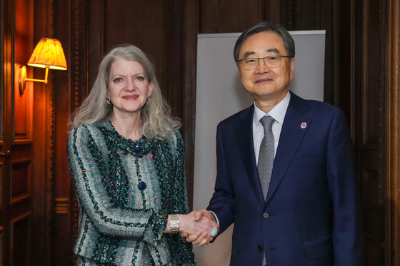 조현 장관, 앨리슨 후커 美 국무부 정무차관 접견