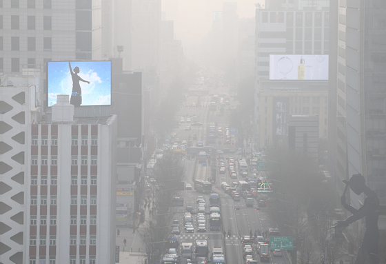 서울시, 오전 9시 초미세먼지 주의보 발령