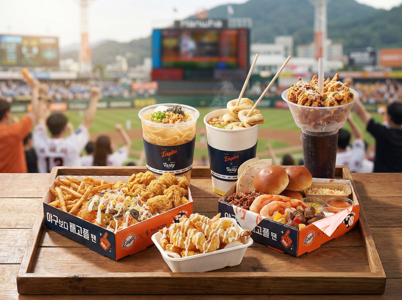 본문 이미지 - 더본코리아 외식 브랜드 야구장 메뉴 제품 사진.(더본코리아 제공)