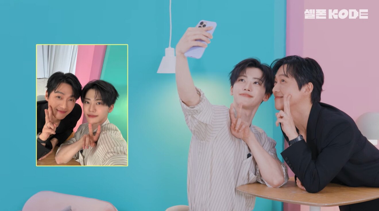 본문 이미지 - NCT 재민(왼쪽)과 남궁민(유튜브 영상 갈무리)