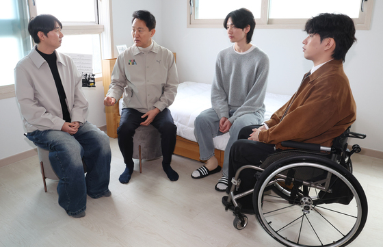 오세훈, 위국헌신청년주택서 청년 제대군인 격려