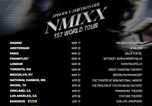 엔믹스, 첫 월드투어 亞 개최 지역 발표…보폭 더 넓힌다