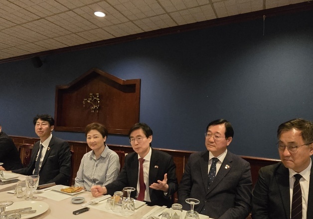 한미의원연맹 방미단, 美서 원전·LNG 세일즈…"핵잠 협력도 요청"