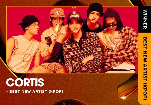 코르티스, 美 '아이하트라디오' K팝 신인상…글로벌 인기 입증