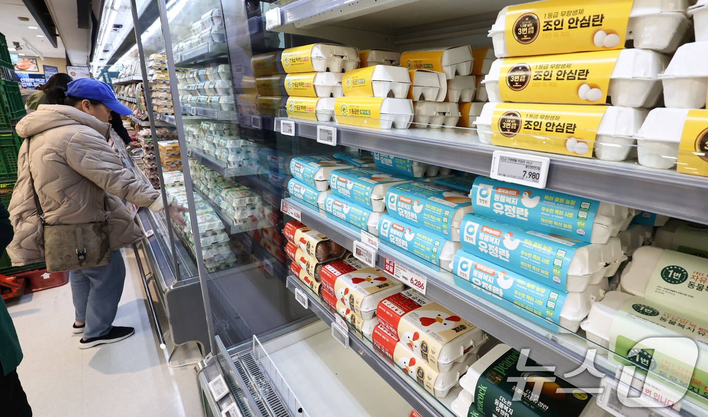 (서울=뉴스1) 최지환 기자 = 정부는 지난 26일 기존 돼지고기, 계란 등 물가 특별 관리 품목을 공산품 및 가공식품 전반으로 확대하고 43개 품목을 집중 관리하겠다고 밝혔다.사 …