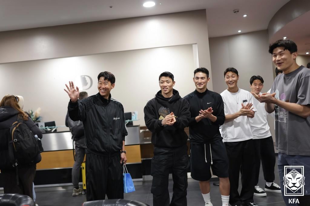 본문 이미지 - 대표팀에 소집된 한국 해외파 선수들(대한축구협회 제공) 