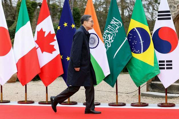 G7 외교장관회의 참석하는 조현 외교부 장관