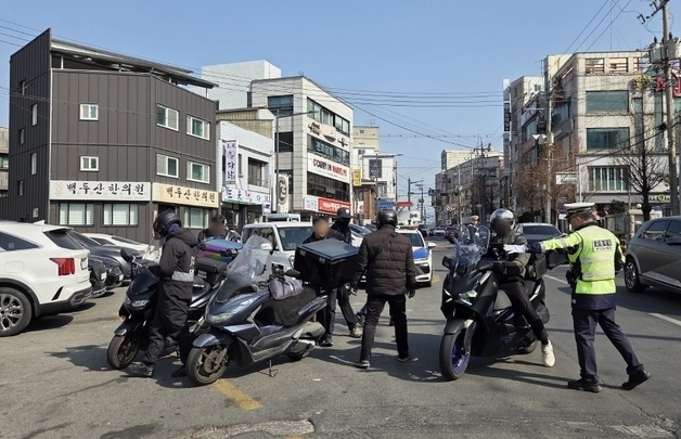 청주시, 이륜차 등 교통소음·진동 집중 단속…"올해 1000대 점검 목표"