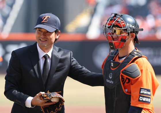 박찬호 한화 홈 개막전 시구