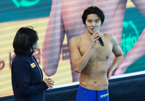 400m도 우승한 김우민