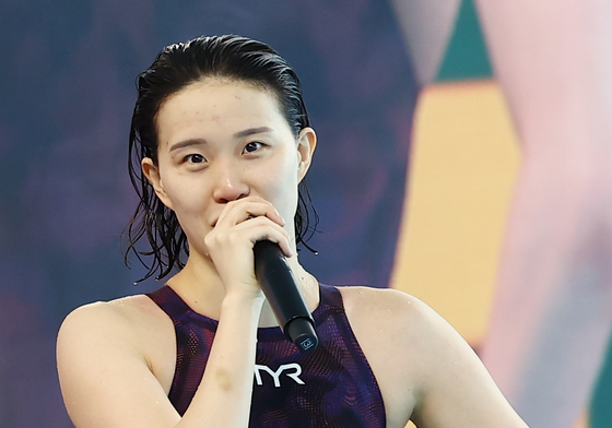 400m 우승 소회 밝히는 한다경