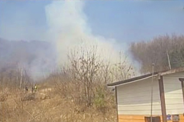 양평 서종면 산불…"헬기 8대 투입해 진화 중"