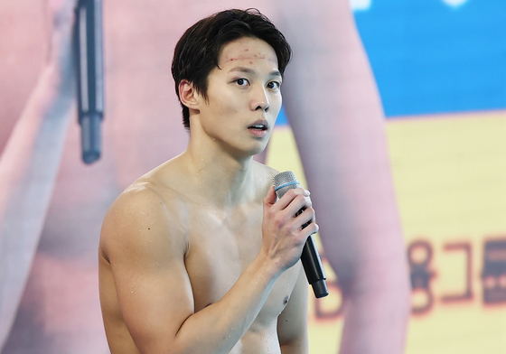 접영 100m 우승한 양재훈