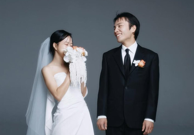 '슈스케2' 김지수 '품절남' 됐다…"감사합니다" 미모의 신부 공개