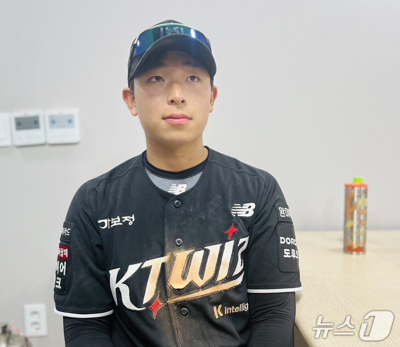 본문 이미지 - 수원 KT 위즈 신인 이강민. 2026.3.28 ⓒ 뉴스1 이상철 기자