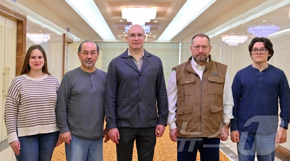 (평양 노동신문=뉴스1) = 북한 노동당 기관지 노동신문은 29일 "러시아 타스 통신사 대표단이 28일 평양에 도착했다"라고 보도했다. [국내에서만 사용가능. 재배포 금지. DB …