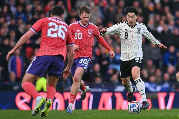 '슈팅 18개' 일본, 스코틀랜드에 1-0 승리…A매치 4연승 신바람