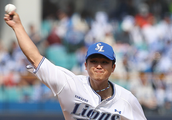 역투하는 삼성 최원태