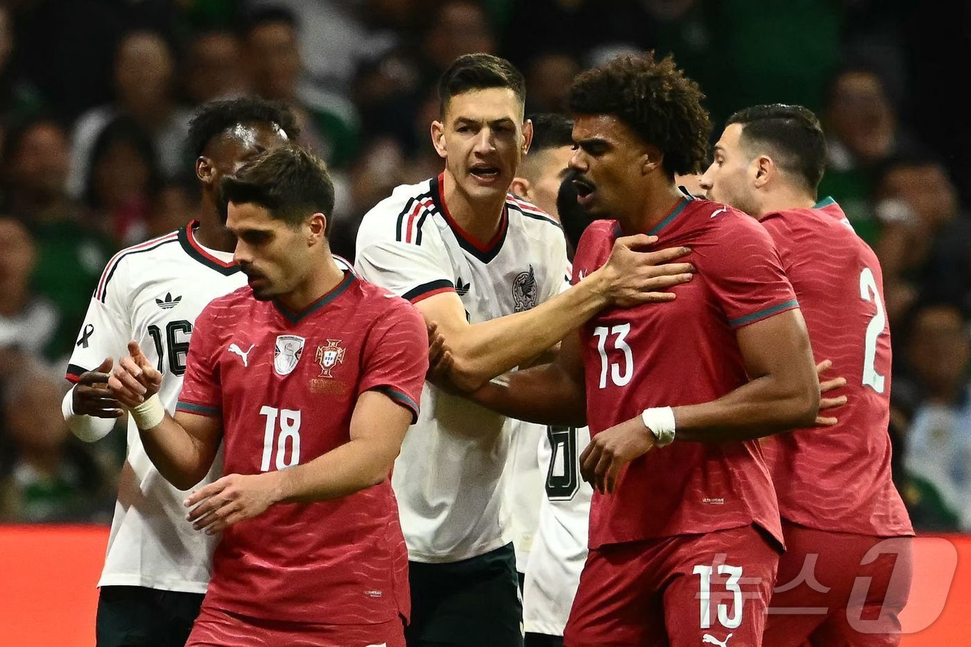 본문 이미지 - 멕시코가 랭킹 상위 팀 포르투갈과 비겼다. ⓒ AFP=뉴스1