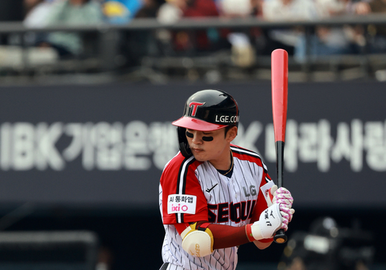 데드볼 맞은 박해민