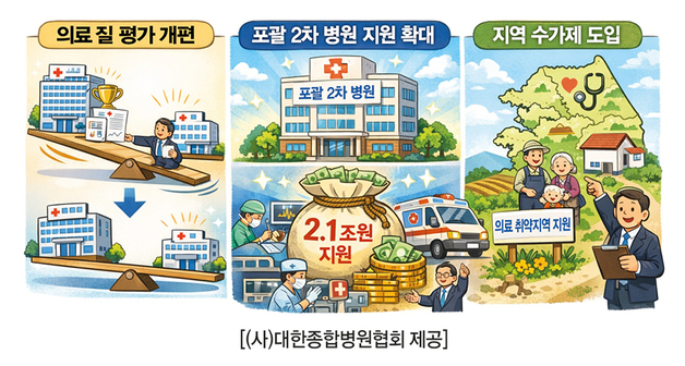 복지부, "의료질 평가 개편"…지역 2차 병원에 2.1조 투입