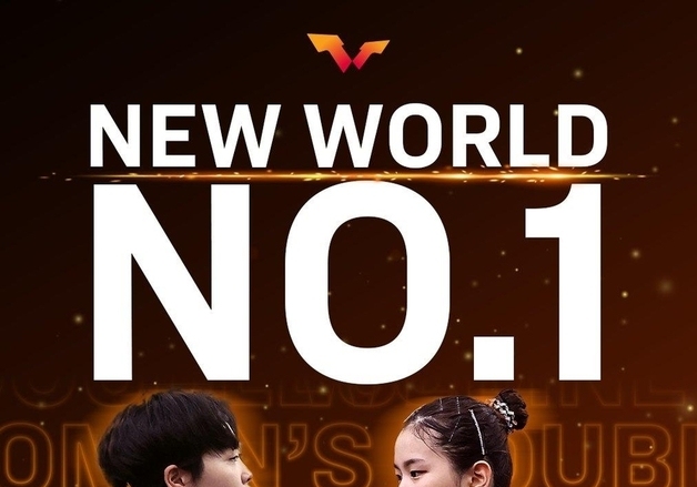 탁구 여자복식 김나영-유한나, ITTF 세계랭킹 1위 등극