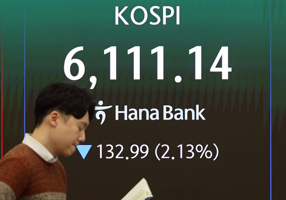 이란 사태 여파…코스피, 하락 출발