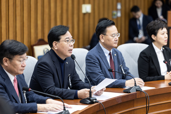 원내대책회의 주재하는 송언석 원내대표