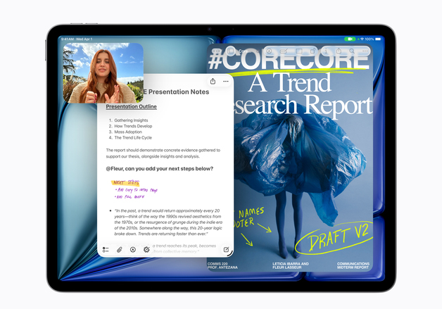 메모리 늘리고 M4 탑재한 신형 '아이패드 에어'…94.9만원부터