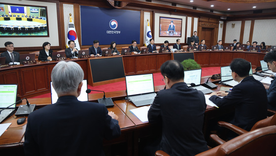 국무회의 주재하는 김민석 국무총리