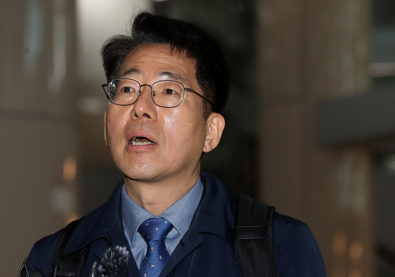 황종우 해수부 장관 후보자 '첫 출근'