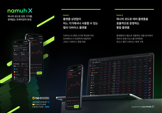 기기 중심 UX에서 경험 중심 UX로…NH투자증권, '나무X' 공개