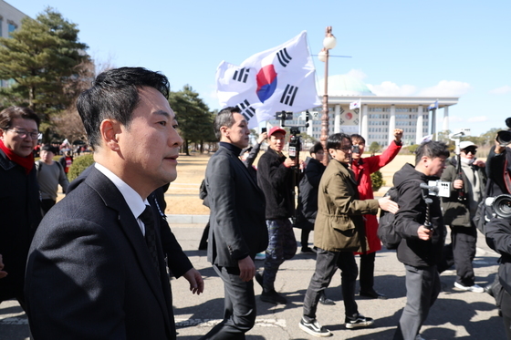 청와대로 행진하는 장동혁