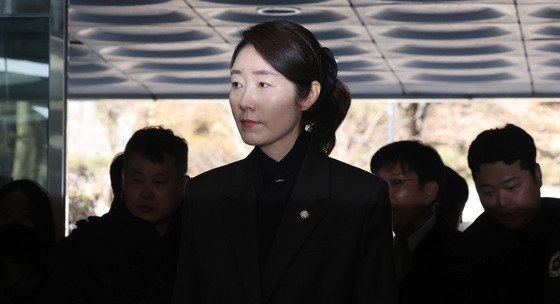 영장심사 출석하는 강선우 의원