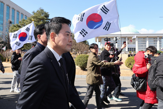 장동혁, 청와대 향한 행진