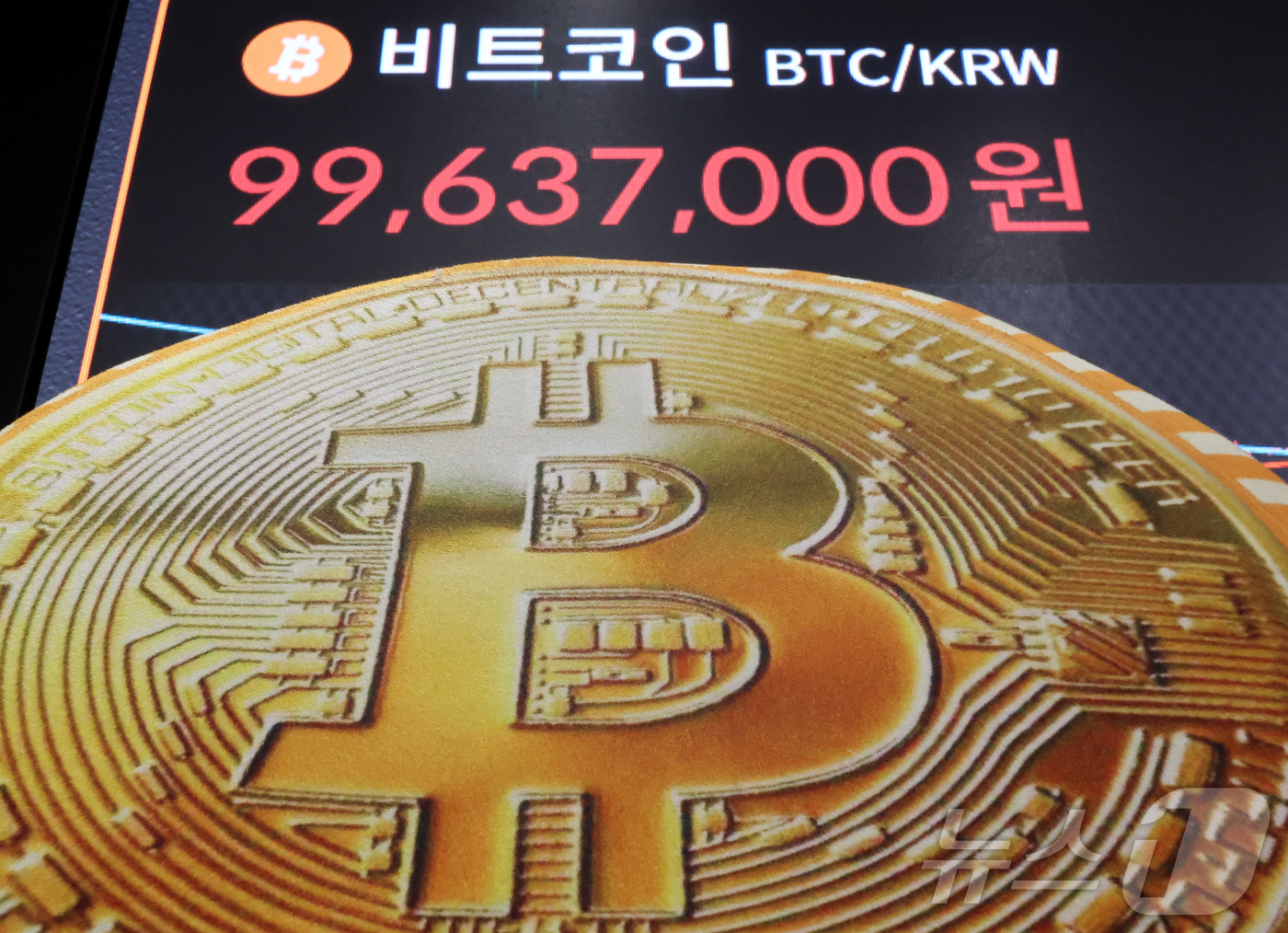 (서울=뉴스1) 김진환 기자 = 미국과 이스라엘의 대(對)이란 군사작전 여파로 급락했던 비트코인이 6만9000달러 안팎에서 등락을 거듭하고 있는 가운데 3일 서울 강남구 빗썸 고객 …