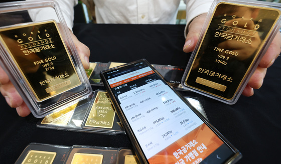 중동전쟁에 금값 5%대 급등