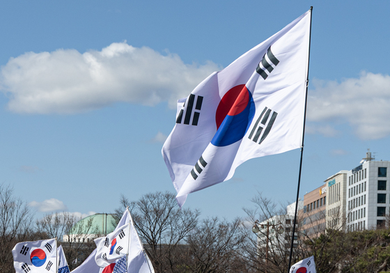 청와대 향해 도보 행진하는 장동혁 대표