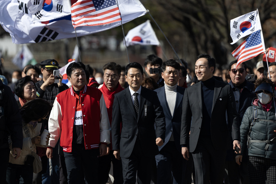 청와대 향하는 장동혁 대표